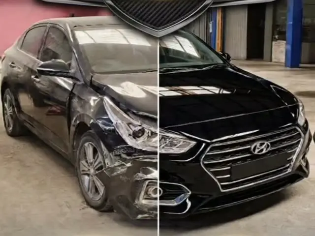 Hyundai Verna: body restoration